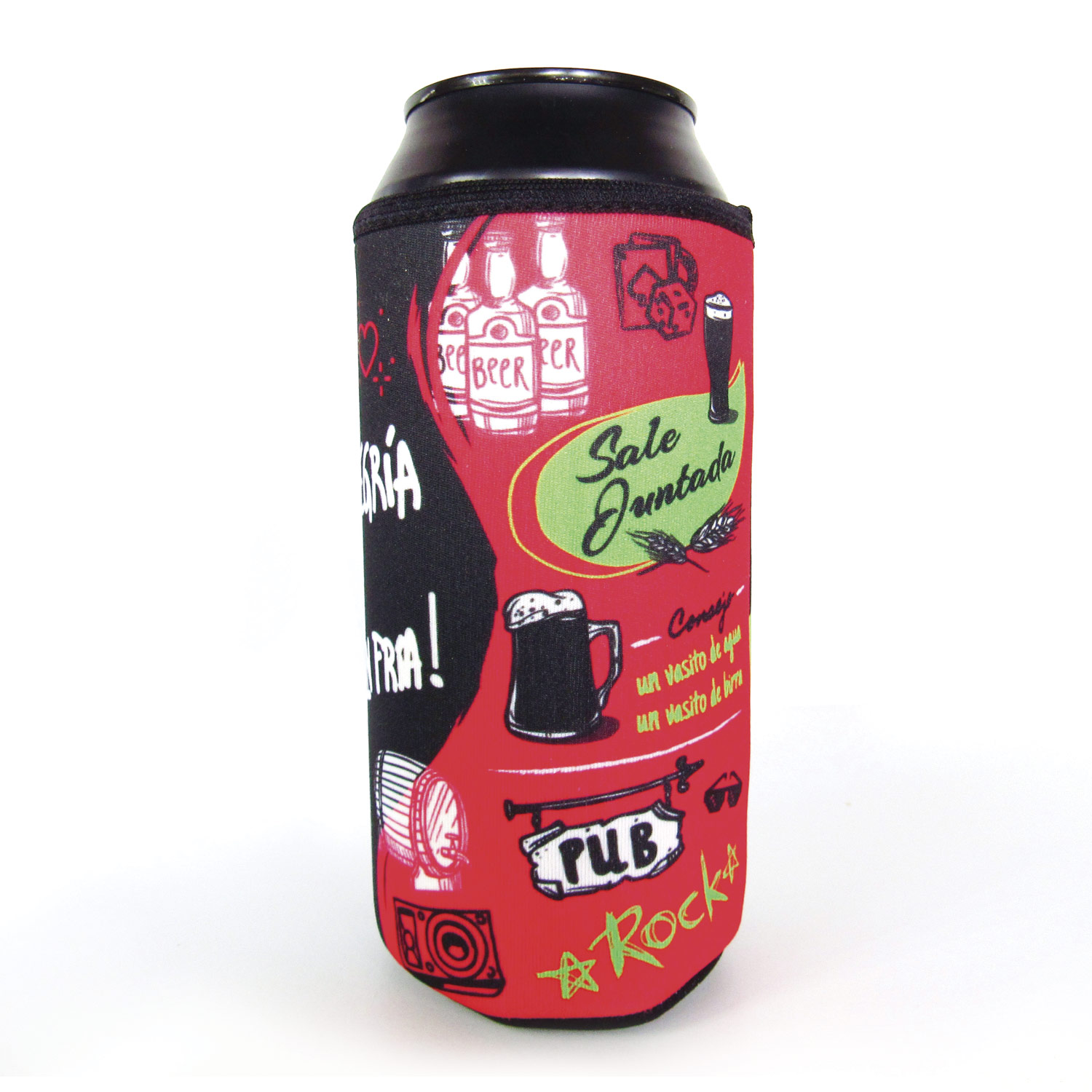 Lata Amor, Alegría y cerveza fría